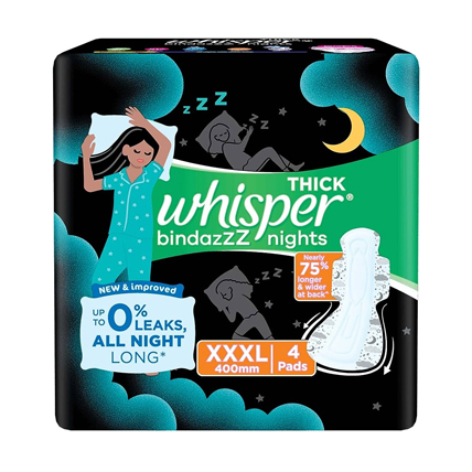 Whisper Sanitary Pads Thick XXXL